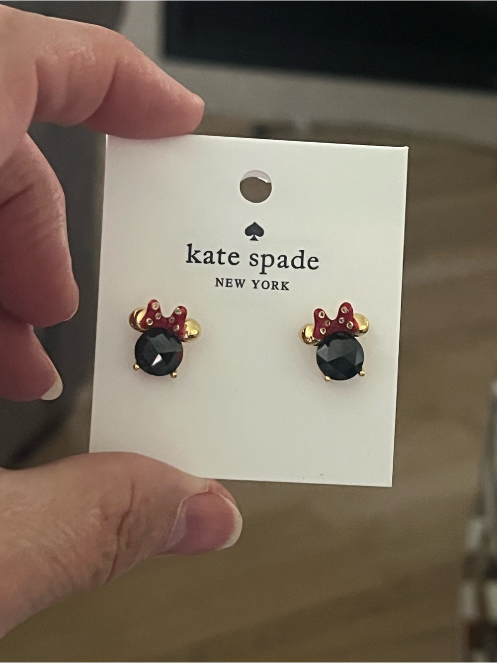 New Kate Spade Minnie Bows Earrings